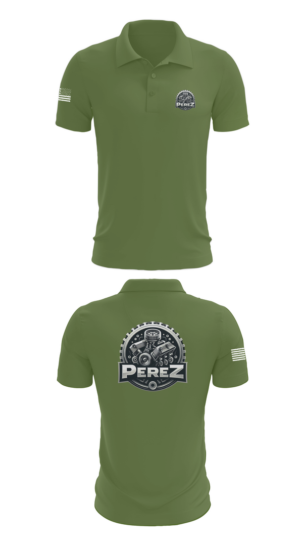 Short Sleeve Performance Polo, PÉREZ MOTORS, , Teamtime, Team time, sublimation, custom sports apparel, team uniforms, spirit wear, spiritwear, sports uniforms, custom shirts, team store, custom team store, fundraiser sports, apparel fundraiser