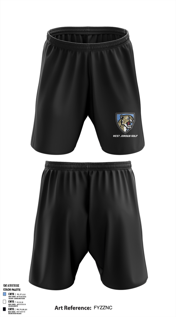 Athletic Shorts With Pockets, West Jordan High School Golf, Golf, Teamtime, Team time, sublimation, custom sports apparel, team uniforms, spirit wear, spiritwear, sports uniforms, custom shirts, team store, custom team store, fundraiser sports, apparel fundraiser