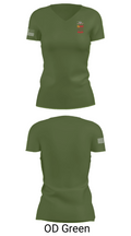 2-15 80245726 Women's Short Sleeve V-neck Shirt - 27