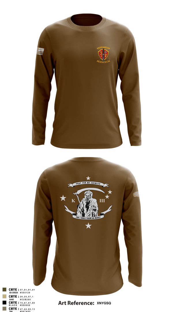 Long Sleeve Performance Shirt, V3/7, Marines, Teamtime, Team time, sublimation, custom sports apparel, team uniforms, spirit wear, spiritwear, sports uniforms, custom shirts, team store, custom team store, fundraiser sports, apparel fundraiser