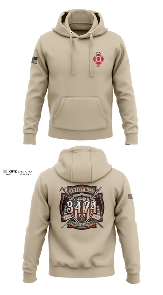 Hoodie, Local 3474IAFF Local 3474, Fire Department, Teamtime, Team time, sublimation, custom sports apparel, team uniforms, spirit wear, spiritwear, sports uniforms, custom shirts, team store, custom team store, fundraiser sports, apparel fundraiser