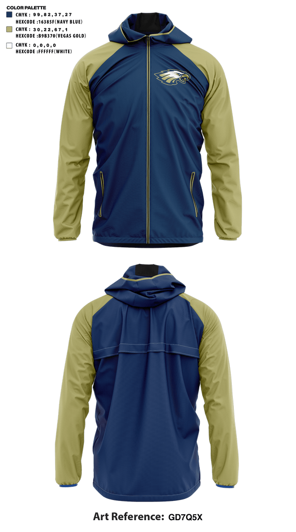 Windbreaker, Landmark Christian School Football, , Teamtime, Team time, sublimation, custom sports apparel, team uniforms, spirit wear, spiritwear, sports uniforms, custom shirts, team store, custom team store, fundraiser sports, apparel fundraiser
