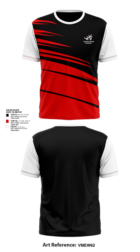 Short Sleeve Performance Shirt, Newark Senior High School Bowling, Bowling, Teamtime, Team time, sublimation, custom sports apparel, team uniforms, spirit wear, spiritwear, sports uniforms, custom shirts, team store, custom team store, fundraiser sports, apparel fundraiser