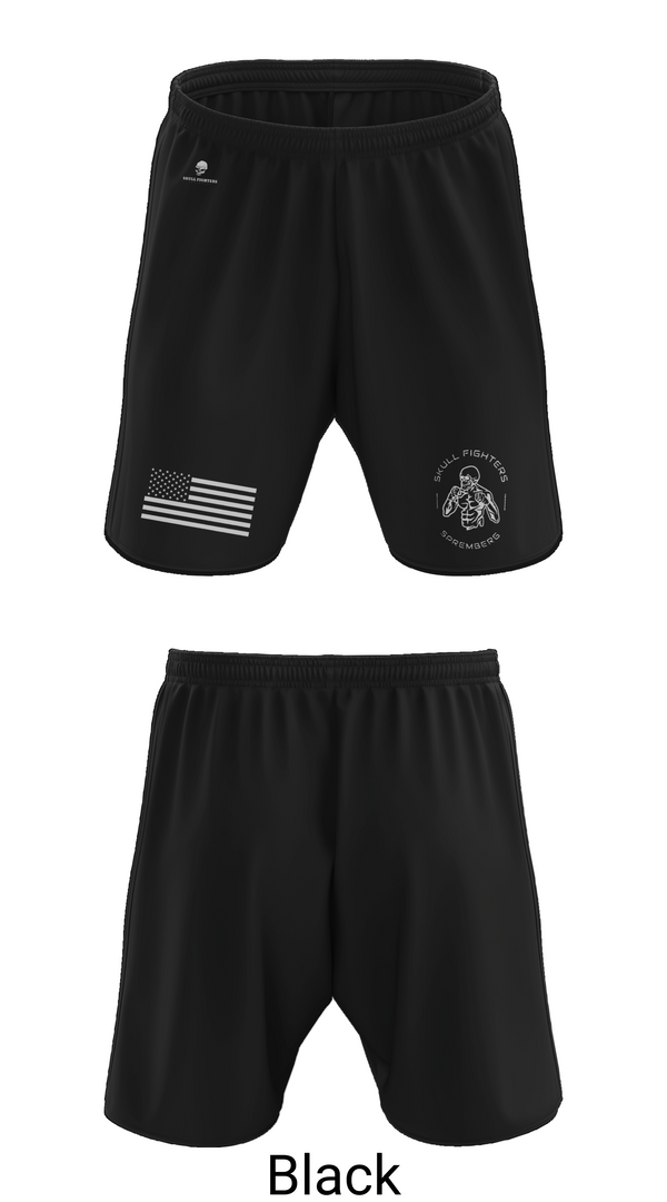 Athletic Shorts With Pockets, Skull Fighters, Wrestling, Teamtime, Team time, sublimation, custom sports apparel, team uniforms, spirit wear, spiritwear, sports uniforms, custom shirts, team store, custom team store, fundraiser sports, apparel fundraiser