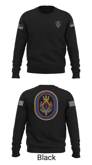 Crew Neck Sweatshirt, USS Nebraska, Navy, Teamtime, Team time, sublimation, custom sports apparel, team uniforms, spirit wear, spiritwear, sports uniforms, custom shirts, team store, custom team store, fundraiser sports, apparel fundraiser