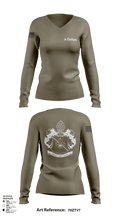 NA 10904761 Women's Long Sleeve V-neck Shirt - 152