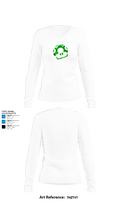 SPNRO 93925498 Women's Long Sleeve V-neck Shirt - 15