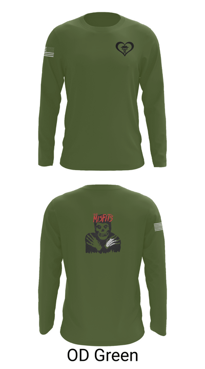 3rd squad 34801732 Long Sleeve Performance Shirt 46