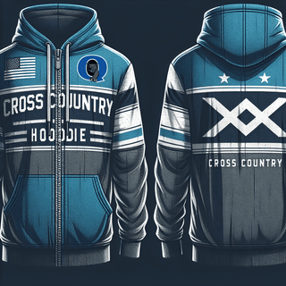 Hoodie, Quakertown Community Senior High School Cross Country, Cross Country, Teamtime, Team time, sublimation, custom sports apparel, team uniforms, spirit wear, spiritwear, sports uniforms, custom shirts, team store, custom team store, fundraiser sports, apparel fundraiser