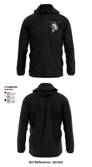 Windbreaker, Kootenai Junior High School, Men's Volleyball, Teamtime, Team time, sublimation, custom sports apparel, team uniforms, spirit wear, spiritwear, sports uniforms, custom shirts, team store, custom team store, fundraiser sports, apparel fundraiser