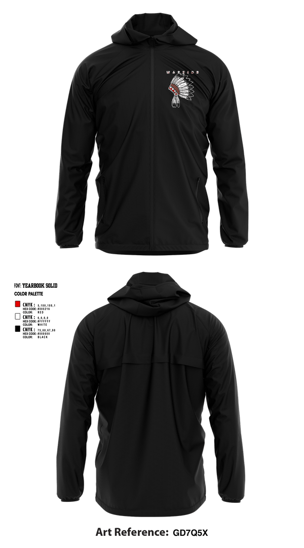 Windbreaker, Kootenai Junior High School, Men's Volleyball, Teamtime, Team time, sublimation, custom sports apparel, team uniforms, spirit wear, spiritwear, sports uniforms, custom shirts, team store, custom team store, fundraiser sports, apparel fundraiser