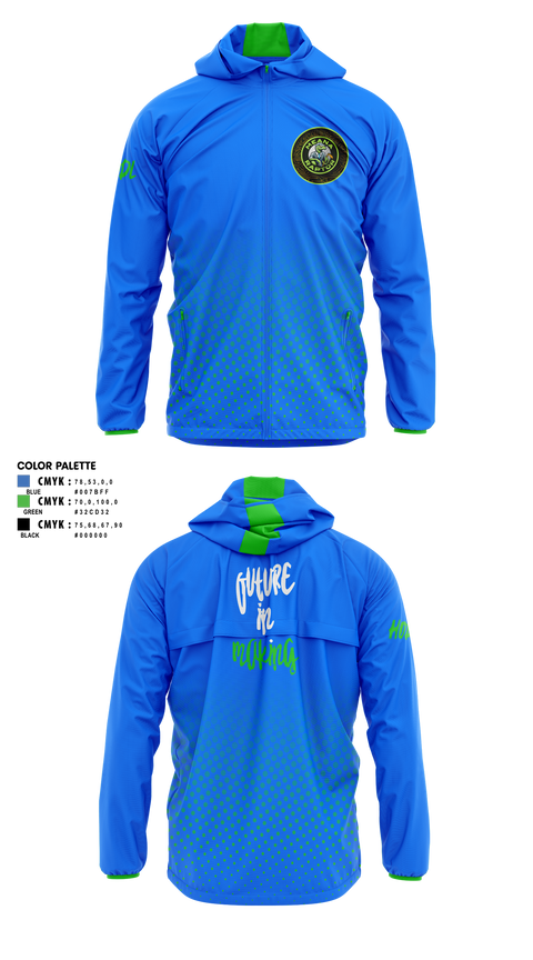 Windbreaker, meana raptor, Golf, Teamtime, Team time, sublimation, custom sports apparel, team uniforms, spirit wear, spiritwear, sports uniforms, custom shirts, team store, custom team store, fundraiser sports, apparel fundraiser