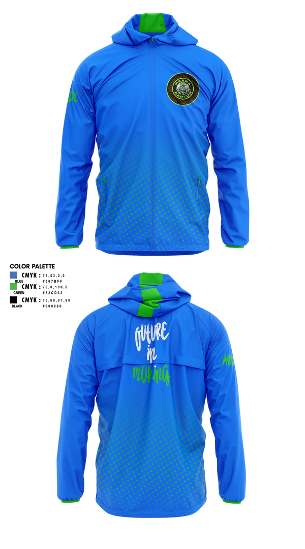 Windbreaker, meana raptor, Golf, Teamtime, Team time, sublimation, custom sports apparel, team uniforms, spirit wear, spiritwear, sports uniforms, custom shirts, team store, custom team store, fundraiser sports, apparel fundraiser