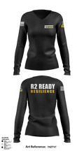 Fort Huachuca R2 Performance Center 63039946 Women's Long Sleeve V-neck Shirt - 1