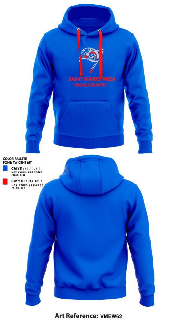 Hoodie, Saint Marys Area High School Cross Country, Cross Country, Teamtime, Team time, sublimation, custom sports apparel, team uniforms, spirit wear, spiritwear, sports uniforms, custom shirts, team store, custom team store, fundraiser sports, apparel fundraiser