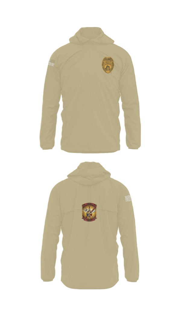 Windbreaker, 4th Law Enforcement Battalion Bravo Company, Marines, Teamtime, Team time, sublimation, custom sports apparel, team uniforms, spirit wear, spiritwear, sports uniforms, custom shirts, team store, custom team store, fundraiser sports, apparel fundraiser