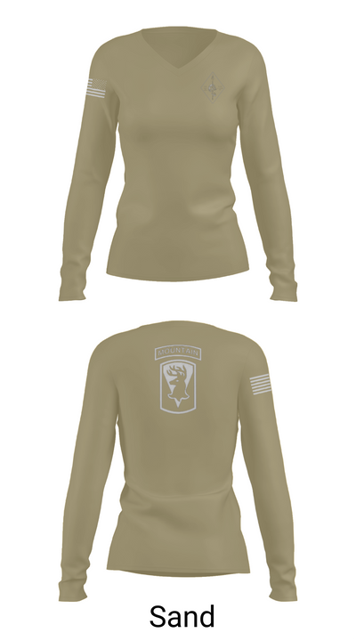 C CO 1-102 81634462 Women's Long Sleeve V-neck Shirt - 97