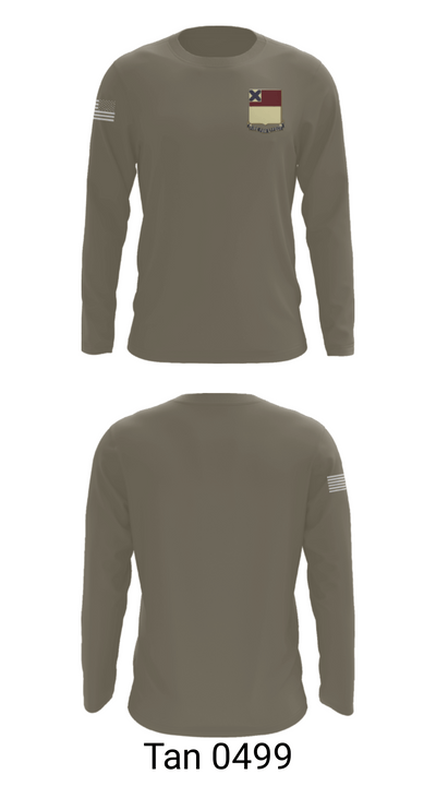 HHD 166th Regiment 4853273 Long Sleeve Performance Shirt - 66