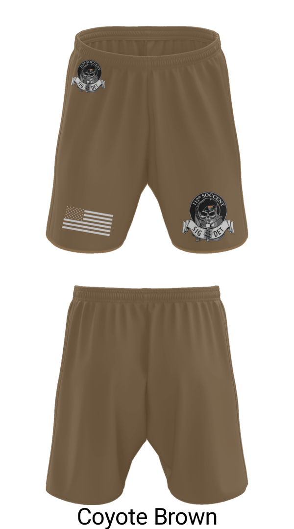 Athletic Shorts With Pockets, 112 SOCCENT SIGDET, Army, Teamtime, Team time, sublimation, custom sports apparel, team uniforms, spirit wear, spiritwear, sports uniforms, custom shirts, team store, custom team store, fundraiser sports, apparel fundraiser