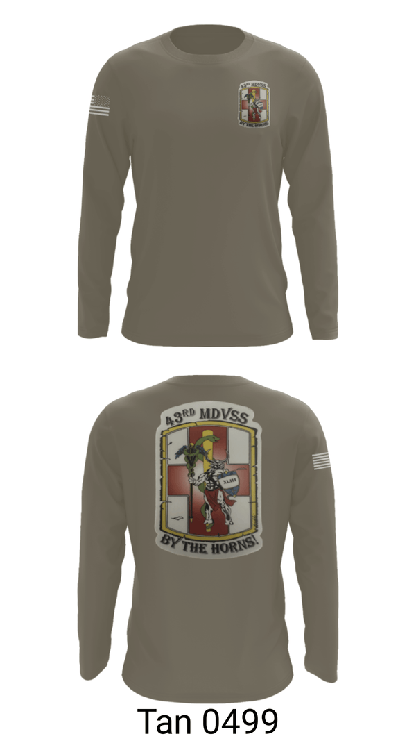Long Sleeve Performance Shirt, 43rd Medical Detachment, , Teamtime, Team time, sublimation, custom sports apparel, team uniforms, spirit wear, spiritwear, sports uniforms, custom shirts, team store, custom team store, fundraiser sports, apparel fundraiser