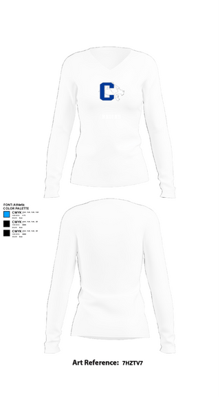 Women's Long Sleeve Vneck Shirt, Bruins, Men's Basketball, Teamtime, Team time, sublimation, custom sports apparel, team uniforms, spirit wear, spiritwear, sports uniforms, custom shirts, team store, custom team store, fundraiser sports, apparel fundraiser