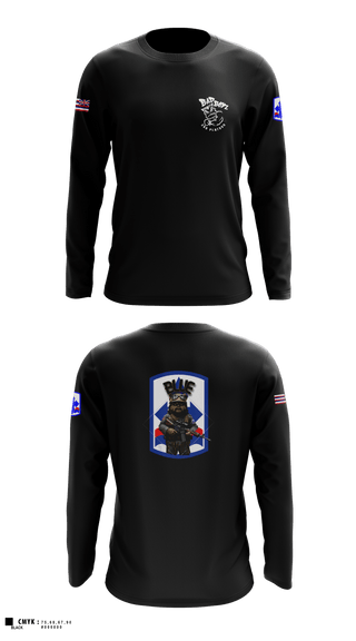 Long Sleeve Performance Shirt, 3RD PLT BAD BOYS3RD PLT BAD BOYS 899719921-299 DismountBlue EwokDismount sabersBlue Ewok, Army, Teamtime, Team time, sublimation, custom sports apparel, team uniforms, spirit wear, spiritwear, sports uniforms, custom shirts, team store, custom team store, fundraiser sports, apparel fundraiser