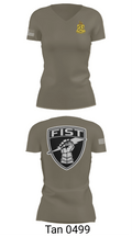 1-200 Infantry 56519387 Women's Short Sleeve V-neck Shirt - 65