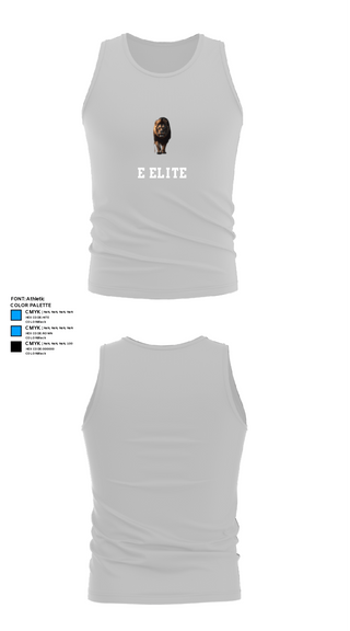 Tank Top, E Elite, Men's Basketball, Teamtime, Team time, sublimation, custom sports apparel, team uniforms, spirit wear, spiritwear, sports uniforms, custom shirts, team store, custom team store, fundraiser sports, apparel fundraiser