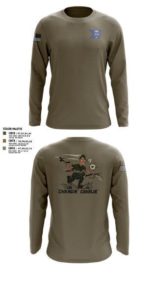 Long Sleeve Performance Shirt, C Co 1-125th IN, , Teamtime, Team time, sublimation, custom sports apparel, team uniforms, spirit wear, spiritwear, sports uniforms, custom shirts, team store, custom team store, fundraiser sports, apparel fundraiser