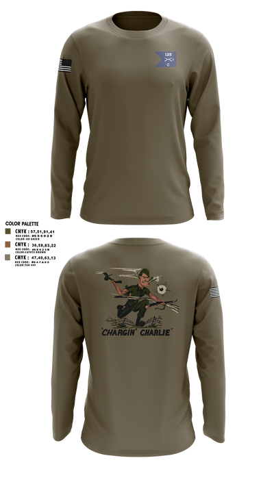 C Co 1-125th IN 33854609 Long Sleeve Performance Shirt 3