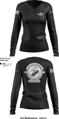 IYAOYAS 131 45777424 Women's Long Sleeve V-neck Shirt - 27