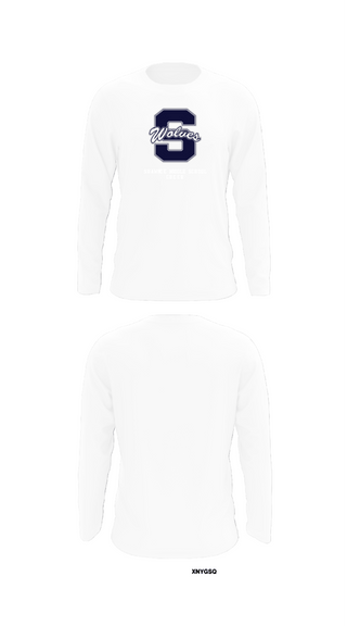 Long Sleeve Performance Shirt, Shawnee Middle School Cheer, Cheer, Teamtime, Team time, sublimation, custom sports apparel, team uniforms, spirit wear, spiritwear, sports uniforms, custom shirts, team store, custom team store, fundraiser sports, apparel fundraiser