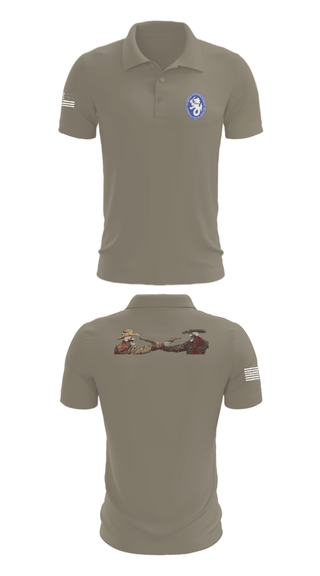 Short Sleeve Performance Polo, 1-194 C Co, National Guard, Teamtime, Team time, sublimation, custom sports apparel, team uniforms, spirit wear, spiritwear, sports uniforms, custom shirts, team store, custom team store, fundraiser sports, apparel fundraiser