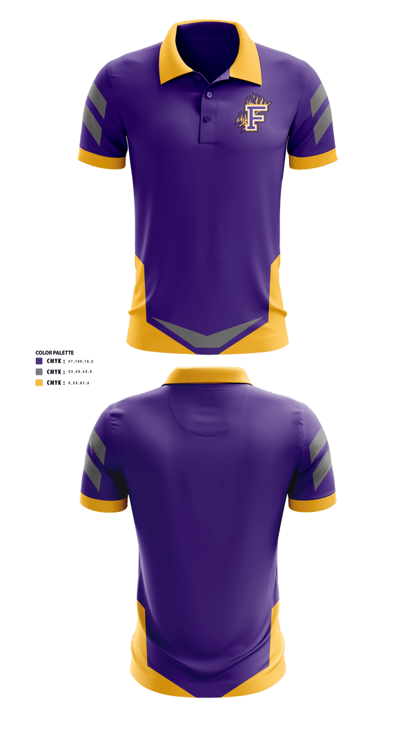 Short Sleeve Performance Polo, Franklinton High School Golf, Golf, Teamtime, Team time, sublimation, custom sports apparel, team uniforms, spirit wear, spiritwear, sports uniforms, custom shirts, team store, custom team store, fundraiser sports, apparel fundraiser