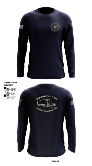 Long Sleeve Performance Shirt, New Jersey State Police, Police, Teamtime, Team time, sublimation, custom sports apparel, team uniforms, spirit wear, spiritwear, sports uniforms, custom shirts, team store, custom team store, fundraiser sports, apparel fundraiser