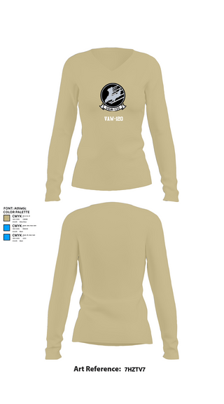 Womens Long Sleeve Vneck Shirt, VAW-120, , Teamtime, Team time, sublimation, custom sports apparel, team uniforms, spirit wear, spiritwear, sports uniforms, custom shirts, team store, custom team store, fundraiser sports, apparel fundraiser