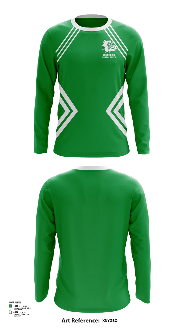 Long Sleeve Performance Shirt, Boling High School Cheer, Cheer, Teamtime, Team time, sublimation, custom sports apparel, team uniforms, spirit wear, spiritwear, sports uniforms, custom shirts, team store, custom team store, fundraiser sports, apparel fundraiser