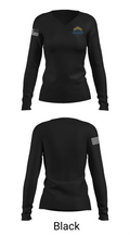 Relentless Pergolas 74517746 Women's Long Sleeve V-neck Shirt - 35