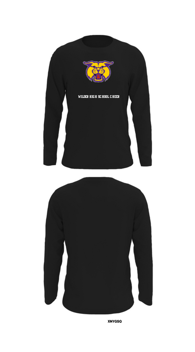 Wilder High School Cheer 27344083 Long Sleeve Performance Shirt - 14
