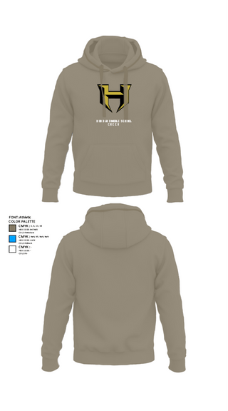 Hoodie, Hubbard Middle School Cheer, Cheer, Teamtime, Team time, sublimation, custom sports apparel, team uniforms, spirit wear, spiritwear, sports uniforms, custom shirts, team store, custom team store, fundraiser sports, apparel fundraiser