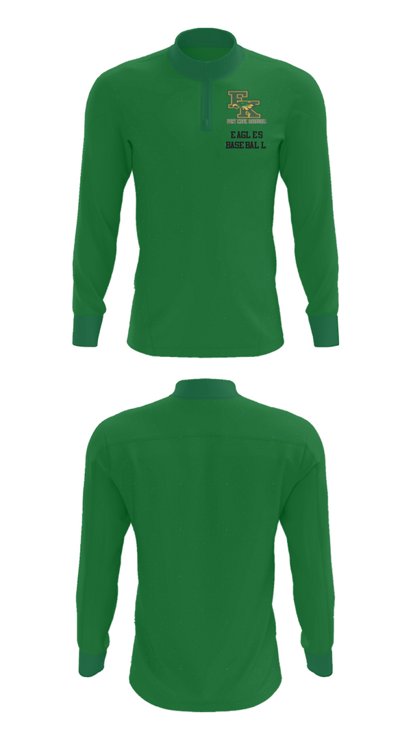 Quarter Zip Jacket, Eagles Baseball, Baseball, Teamtime, Team time, sublimation, custom sports apparel, team uniforms, spirit wear, spiritwear, sports uniforms, custom shirts, team store, custom team store, fundraiser sports, apparel fundraiser