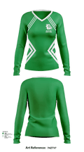 Boling High School Cheer 34763334 Women's Long Sleeve V-neck Shirt - 125