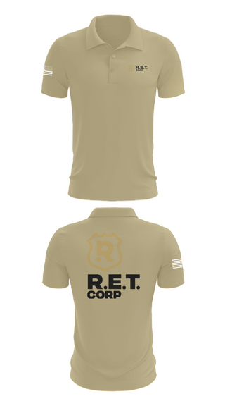 Short Sleeve Performance Polo, RET CORP, Police, Teamtime, Team time, sublimation, custom sports apparel, team uniforms, spirit wear, spiritwear, sports uniforms, custom shirts, team store, custom team store, fundraiser sports, apparel fundraiser