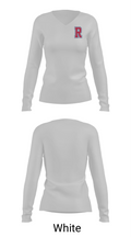 Reno High School Tennis 41704107 Women's Long Sleeve V-neck Shirt - 6