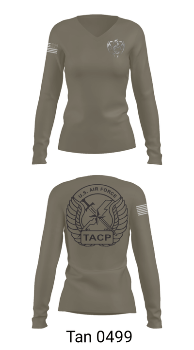 18th Air Support Operations Group 80875786 Women's Long Sleeve V-neck Shirt - 77