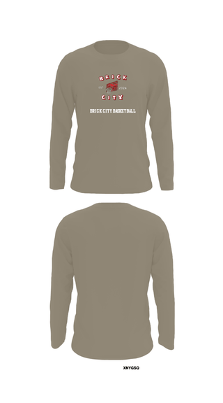 Long Sleeve Performance Shirt, Brick City Basketball, Men's Basketball, Teamtime, Team time, sublimation, custom sports apparel, team uniforms, spirit wear, spiritwear, sports uniforms, custom shirts, team store, custom team store, fundraiser sports, apparel fundraiser