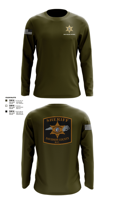 DCSO 2nd Squad 88139355 Long Sleeve Performance Shirt 102