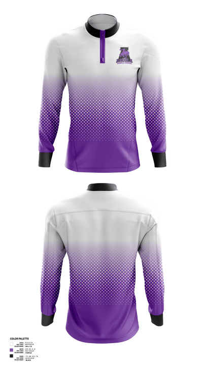 Arcola Senior High School Basketball 21320471 Quarter Zip Jacket - 1