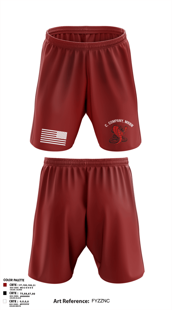 Athletic Shorts With Pockets, C. Company, MRBn, Army, Teamtime, Team time, sublimation, custom sports apparel, team uniforms, spirit wear, spiritwear, sports uniforms, custom shirts, team store, custom team store, fundraiser sports, apparel fundraiser