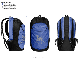 Gear Bag, Airport High School Volleyball, Women's Volleyball, Teamtime, Team time, sublimation, custom sports apparel, team uniforms, spirit wear, spiritwear, sports uniforms, custom shirts, team store, custom team store, fundraiser sports, apparel fundraiser